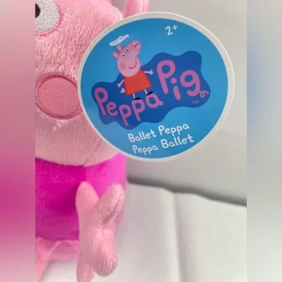 Cute Peppa pig ballet plush 9” - Picture 7 of 9